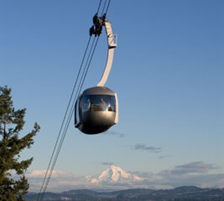Portland Aerial Tram and Mt. Hood