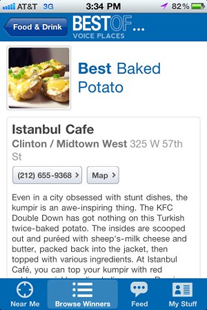 Village Voice Media Releases "Best Of" App in Multiple Cities